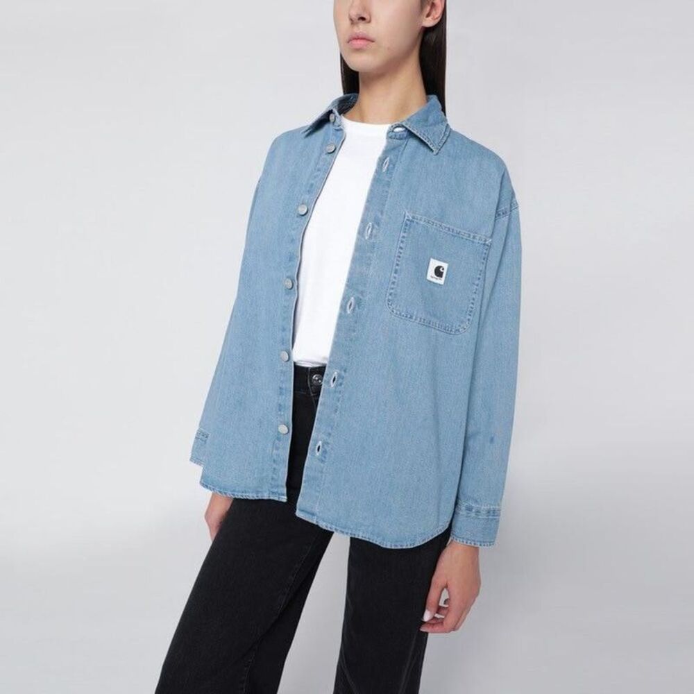 CARHARTT WIP Women's Denim Shirt Women BLUE Shirts